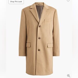 🆕J. Crew-Men's “Thompson” Coat, Tan, Size 46, NWT
